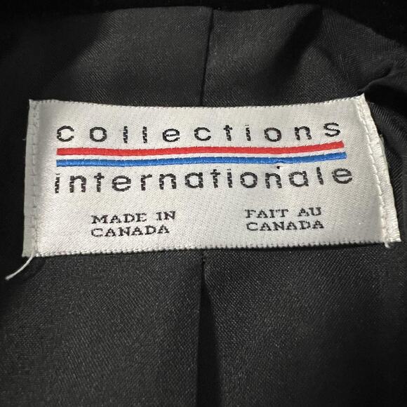 Vintage Collections Internationale Blazer Womens Medium Velvet Collar Equestrian - Picture 6 of 12